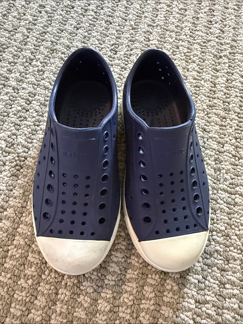 Native Boy’s Navy Slip-On Water-Resistant Casual Shoes